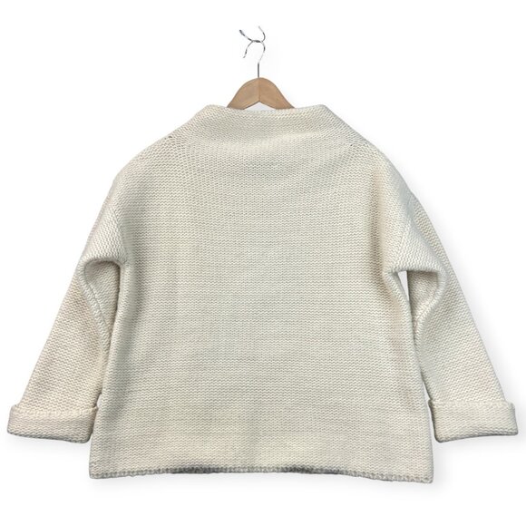YMC You Must Create Womens Jumper Sweater Wool Blend Minimalist Oversized Medium - Picture 4 of 14